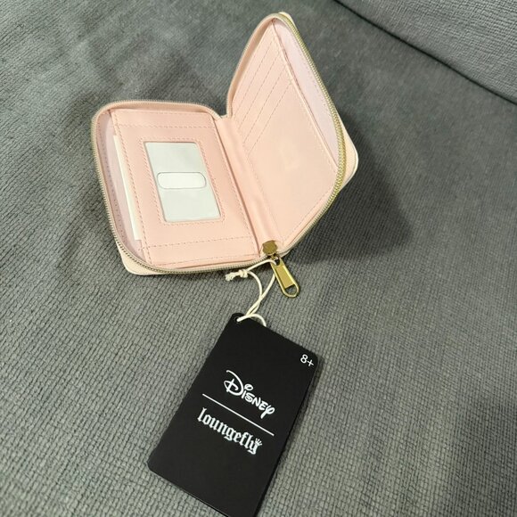 NWT Loungefly Disney Tinker Bell Spring Floral Mini Zipper Wallet - Picture 3 of 3